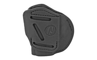 1791 Gunleather 4 Way IWB / OWB Size 3 Right Hand Holster in Stealth Black is made of leather